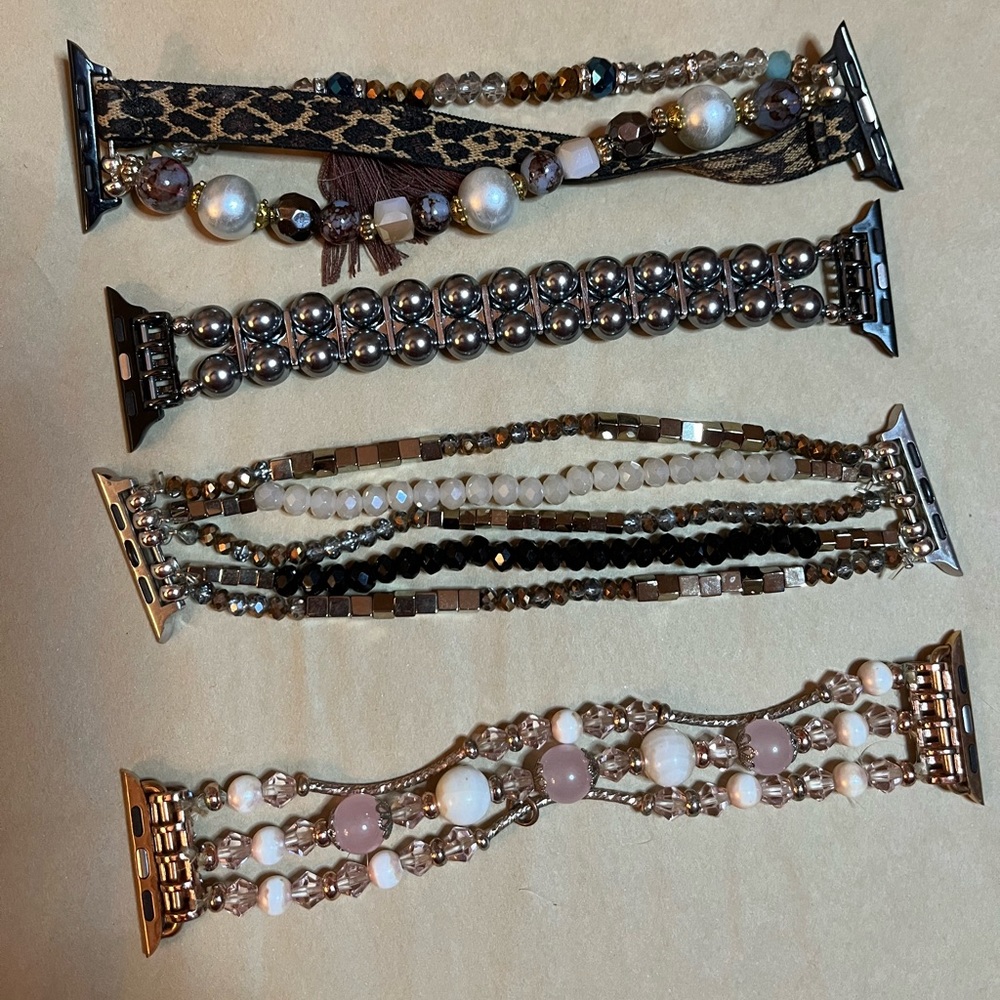 Apple Watch accessories, 8 bands, 10 protector cases, all fit 40mm